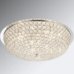 Krystal loftlampe Emilia med LED-pære