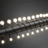 Kuglelampekæde LED varm hvid 80-flg.