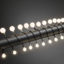 Kuglelampekæde LED varm hvid 80-flg.