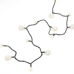 Kuglelampekæde LED varm hvid 80-flg.