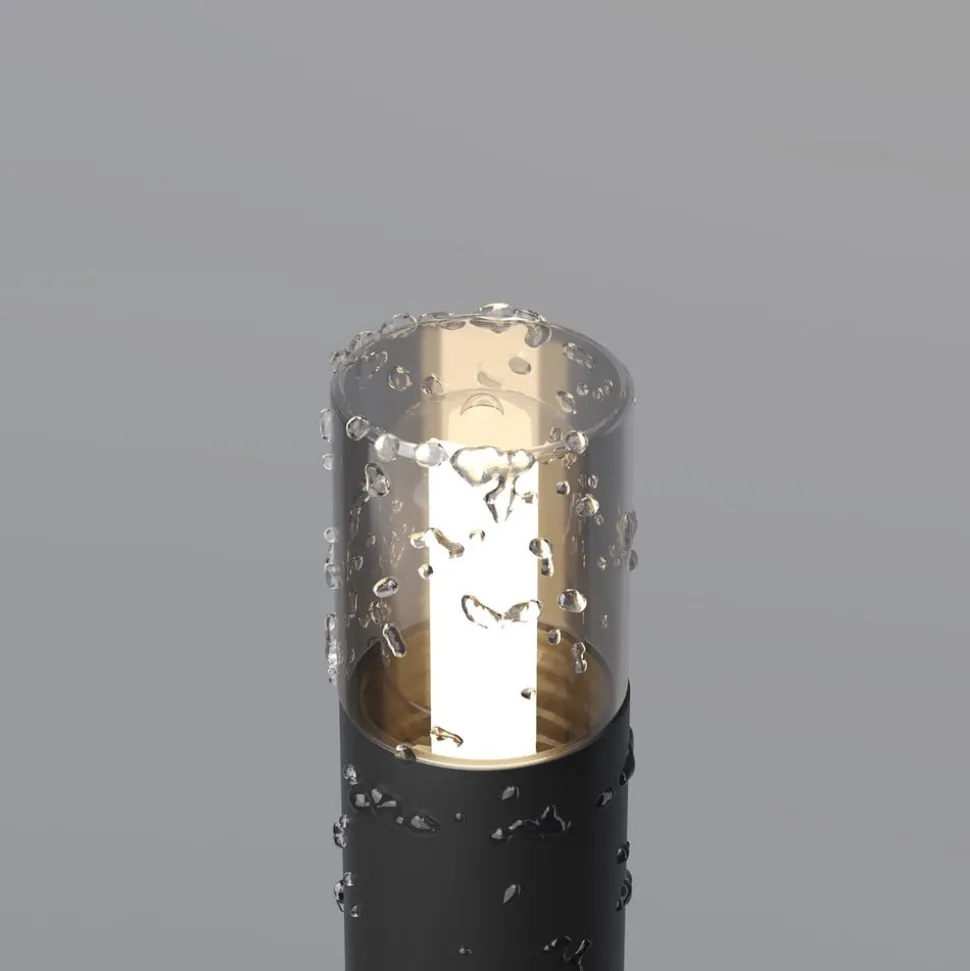 Lampe med jordspyd GLIDE, grafit, højde 37 cm, IP54, G9