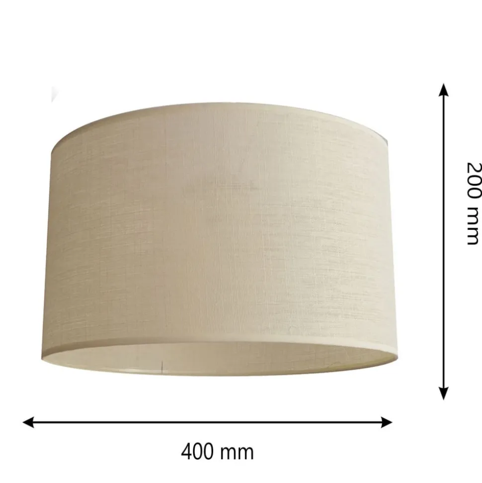 Lampeskærm Alba, Ø 40 cm, E27, ecru
