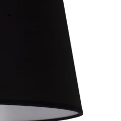 Lampeskærm Classic L til gulvlamper, sort