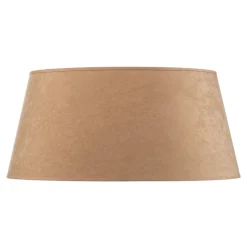Lampeskærm Cone højde 25,5 cm, beige/guld