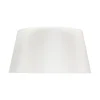 Lampeskærm Cone højde 25,5 cm, chintz ecru/hvid