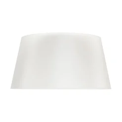 Lampeskærm Cone højde 25,5 cm, chintz ecru/hvid
