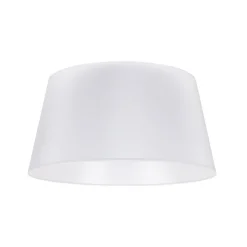 Lampeskærm Cone højde 25,5 cm, chintz hvid