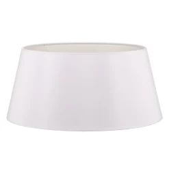 Lampeskærm Cone højde 25,5 cm, chintz hvid