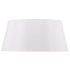 Lampeskærm Cone højde 25,5 cm, chintz hvid