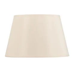 Lampeskærm Cone højde 18 cm, chintz ecru/hvid