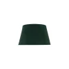 Lampeskærm Cone højde 18 cm, mørkegrøn/guld