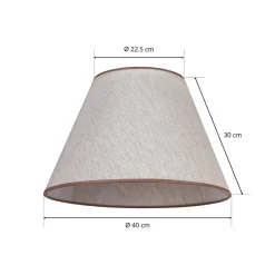 Lampeskærm Pseudosofia til gulvlampe ecru/beige