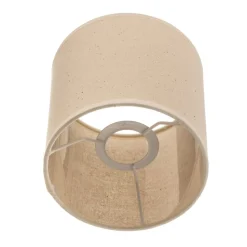 Lampeskærm Roller, beige, Ø 15 cm, højde 15 cm