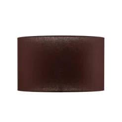 Lampeskærm Roller, brun, Ø 50 cm, højde 30 cm