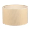 Lampeskærm Roller Ø 25 cm, ecru/guld