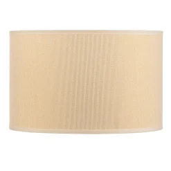 Lampeskærm Roller Ø 25 cm, ecru/guld