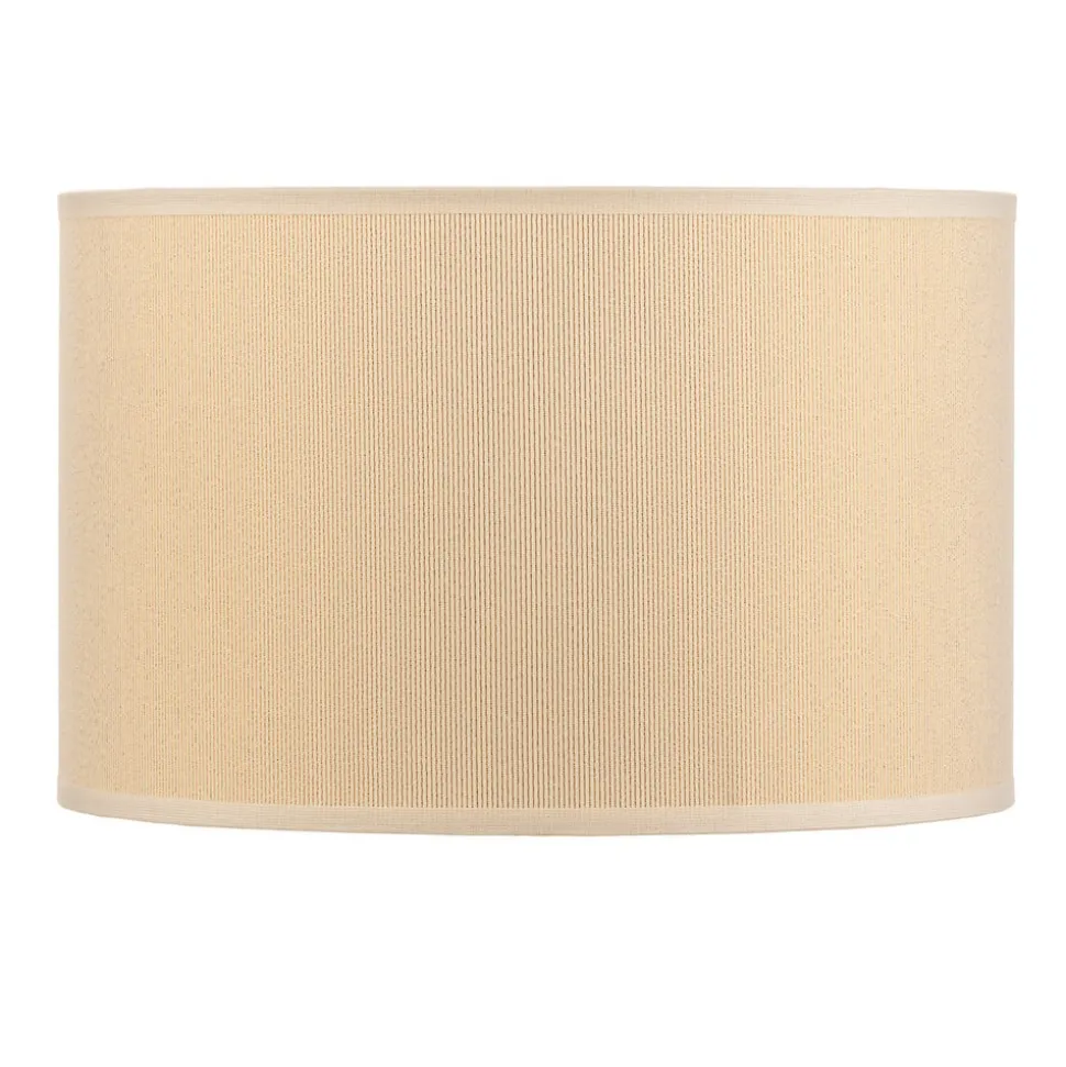Lampeskærm Roller Ø 25 cm, ecru/guld