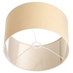 Lampeskærm Roller Ø 40 cm, ecru/guld