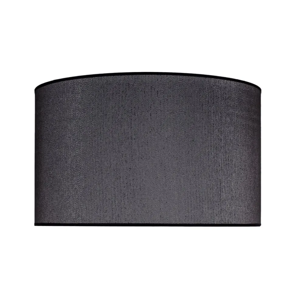 Lampeskærm Roller Ø 50 cm, sort/sølv