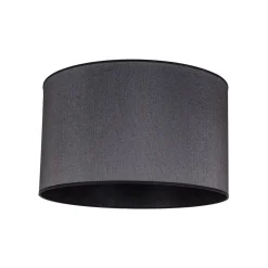 Lampeskærm Roller Ø 50 cm, sort/sølv