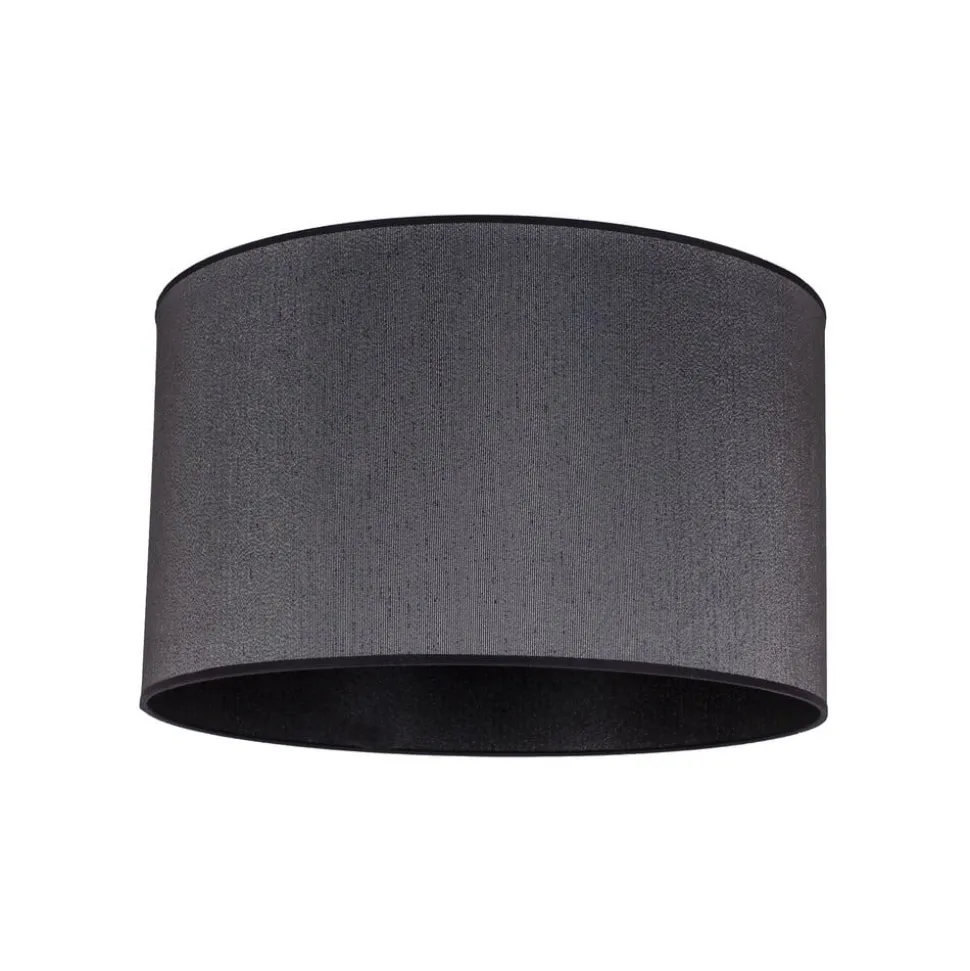 Lampeskærm Roller Ø 50 cm, sort/sølv