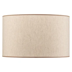 Lampeskærm Roller, ecru, jute, Ø 50 cm, højde 30 cm
