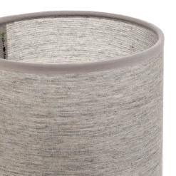 Lampeskærm Roller, grå, Ø 15 cm, højde 15 cm