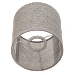 Lampeskærm Roller, grå, Ø 15 cm, højde 15 cm