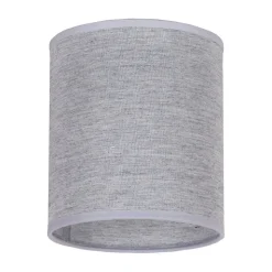 Lampeskærm Roller, grå, Ø 13 cm, højde 15 cm