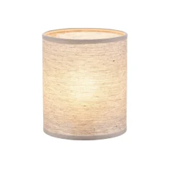Lampeskærm Roller, grå, Ø 13 cm, højde 15 cm