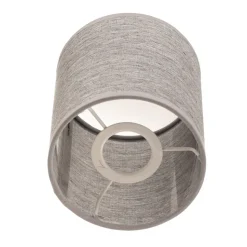 Lampeskærm Roller, grå, Ø 13 cm, højde 15 cm