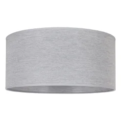 Lampeskærm Roller, grå, Ø 50 cm, højde 24 cm