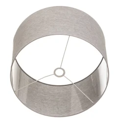 Lampeskærm Roller, grå, Ø 50 cm, højde 30 cm
