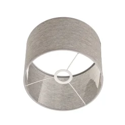 Lampeskærm Roller, grå, Ø 25 cm, højde 18 cm