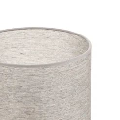 Lampeskærm Roller, grå, Ø 25 cm, højde 18 cm