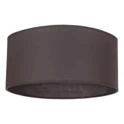 Lampeskærm Roller, jordbrun, Ø 50 cm, højde 24 cm