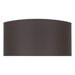 Lampeskærm Roller, jordbrun, Ø 50 cm, højde 24 cm