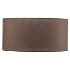 Lampeskærm Roller, jordbrun, Ø 50 cm, højde 24 cm