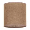 Lampeskærm Roller, lysebrun, Ø 15 cm, højde 15 cm