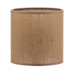 Lampeskærm Roller, lysebrun, Ø 15 cm, højde 15 cm