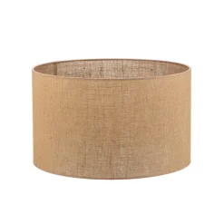 Lampeskærm Roller, lysebrun, Ø 50 cm, højde 30 cm