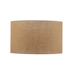 Lampeskærm Roller, lysebrun, Ø 50 cm, højde 30 cm