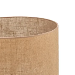 Lampeskærm Roller, lysebrun, Ø 50 cm, højde 30 cm