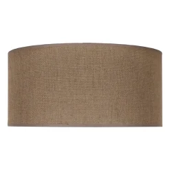 Lampeskærm Roller, lysebrun, Ø 50 cm, højde 24 cm