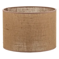 Lampeskærm Roller, lysebrun, Ø 25 cm, højde 18 cm
