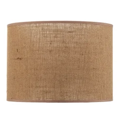 Lampeskærm Roller, lysebrun, Ø 25 cm, højde 18 cm