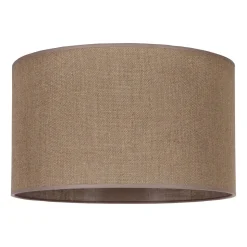 Lampeskærm Roller, lysebrun, Ø 40 cm, højde 22 cm