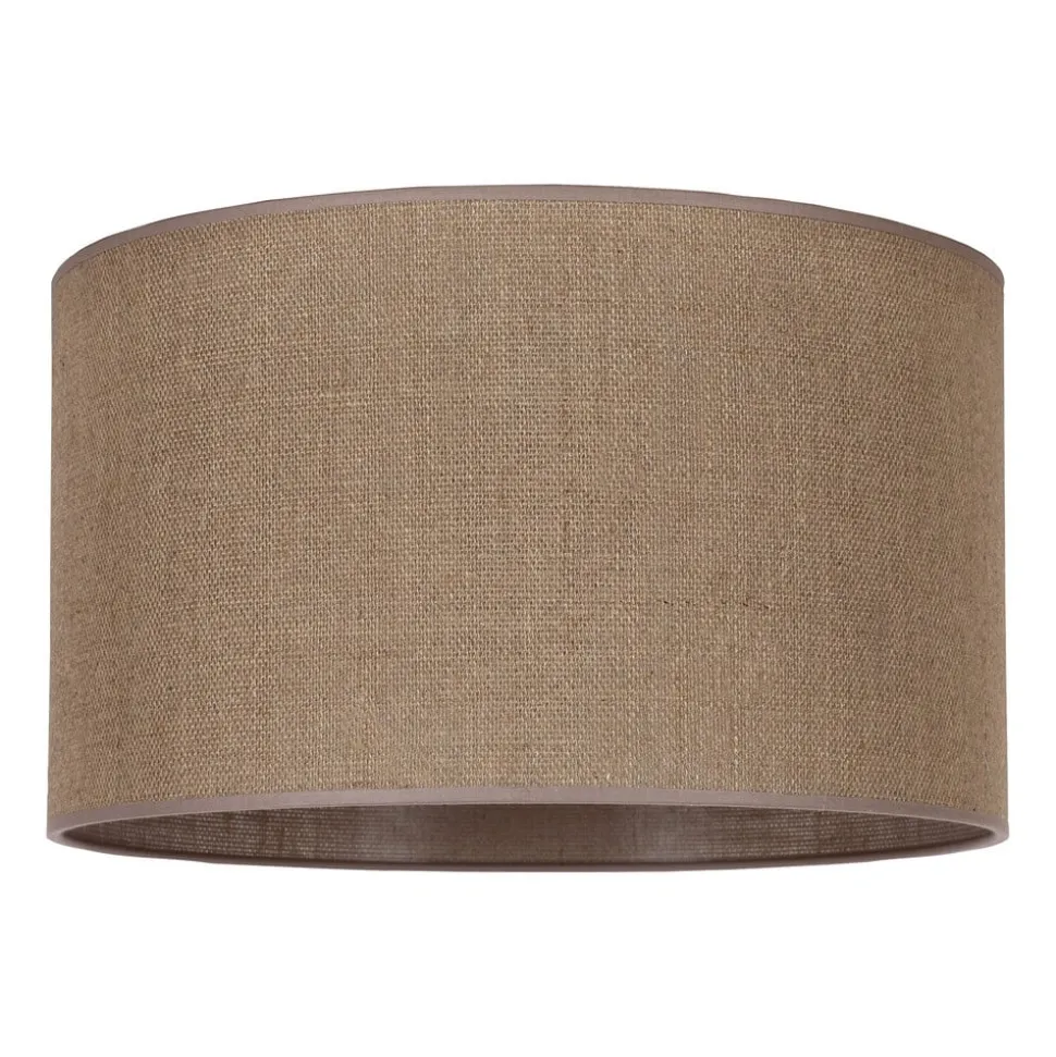 Lampeskærm Roller, lysebrun, Ø 40 cm, højde 22 cm