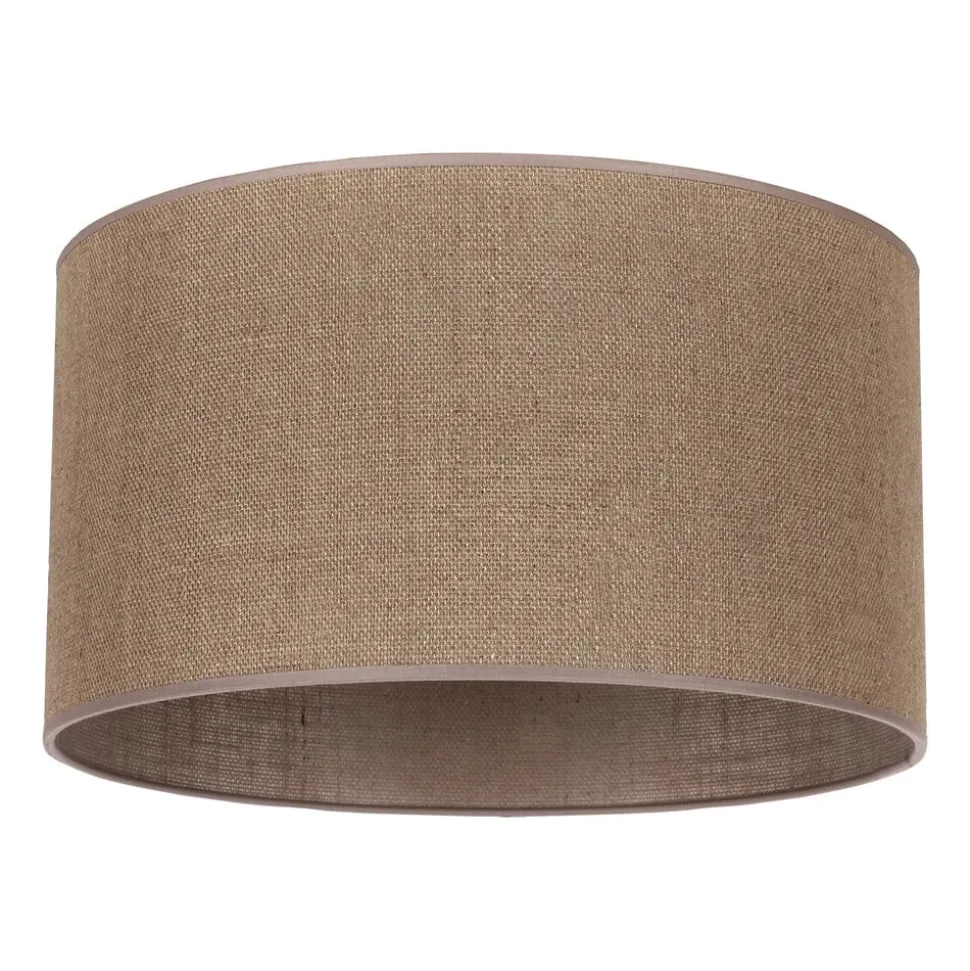 Lampeskærm Roller, lysebrun, Ø 40 cm, højde 22 cm