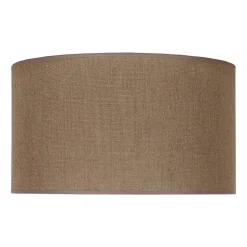 Lampeskærm Roller, lysebrun, Ø 40 cm, højde 22 cm